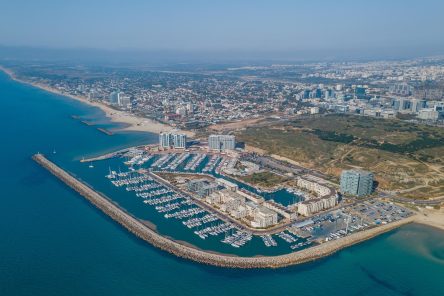 קרקע בחוף התכלת